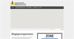 Desktop Screenshot of begegnungszonen.ch